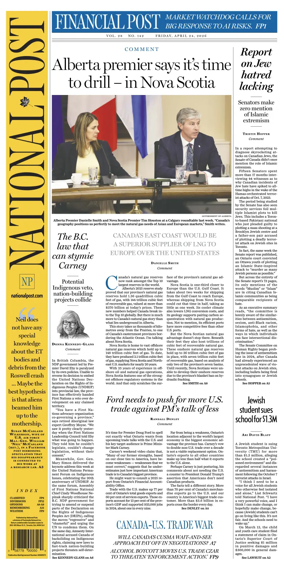 Cover of National Post - (Latest Edition)