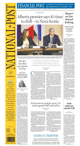 Cover of National Post - (National Edition)