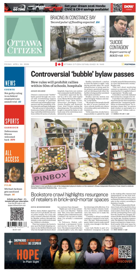 Cover of Ottawa Citizen