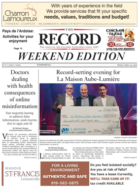 Cover of Sherbrooke Record