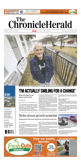 Cover of The Chronicle Herald (Provincial)