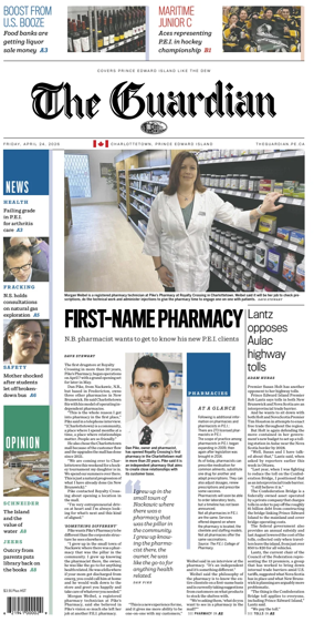 Cover of The Guardian (Charlottetown)