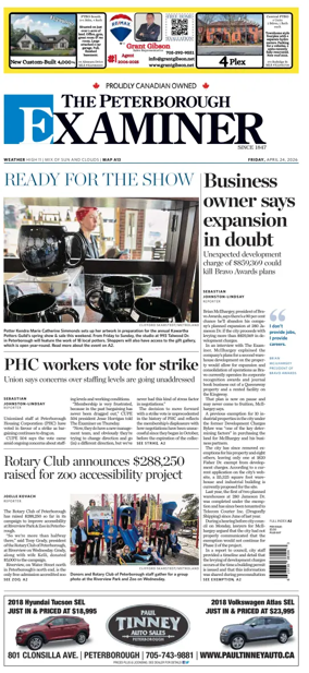 Cover of The Peterborough Examiner
