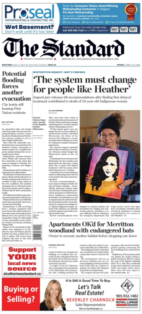 Cover of The Standard (St. Catharines)