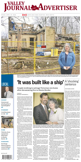 Cover of Valley Journal Advertiser