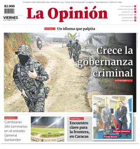 Cover of La Opinion