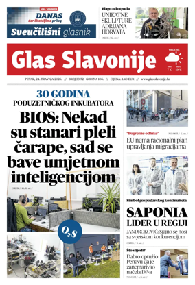 Cover of Glas Slavonije