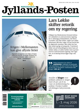Cover of Jyllands-Posten