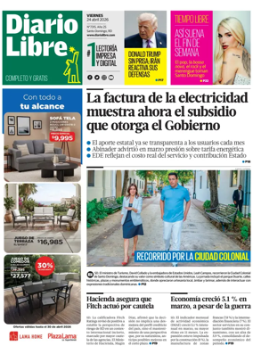Cover of Diario Libre (Republica Dominicana)