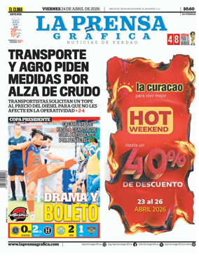 Cover of La Prensa Grafica