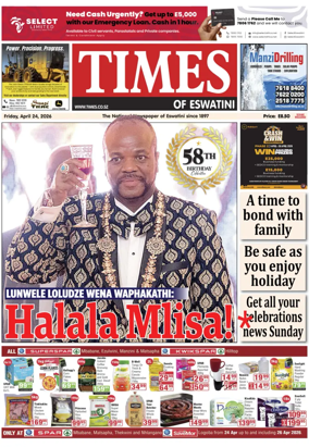Cover of Times of Eswatini