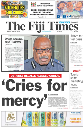 Cover of The Fiji Times