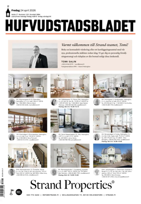 Cover of Hufvudstadsbladet