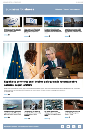 Cover of Euronews Business (Spanish) Compiled Edition