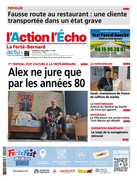Cover of l'Action l'Echo (La Ferte-Bernard)