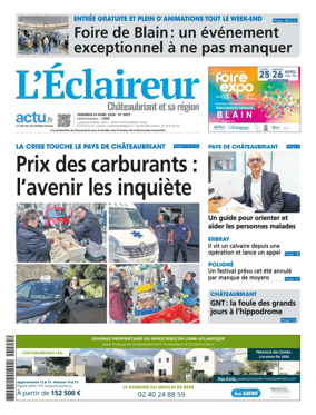 Cover of L'Eclaireur de Chateaubriant