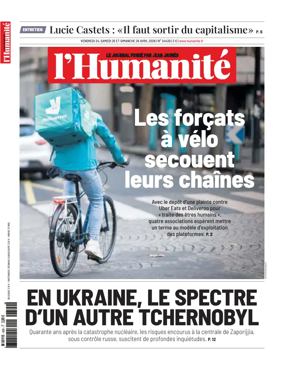 Cover of L'HUMANITE