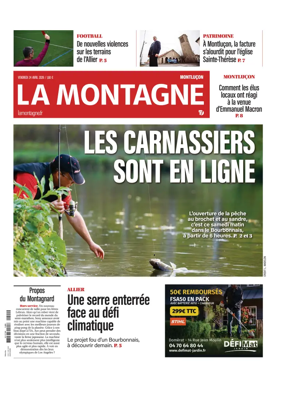 Cover of La Montagne (Montlucon)