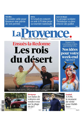 Cover of La Provence Martigues-Istres-Vitrolles-Marignane