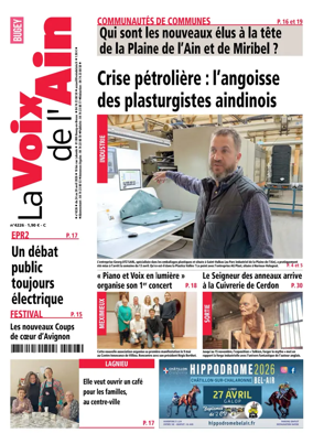 Cover of La Voix de l’Ain Amberieu en Bugey - Meximieux