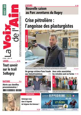 Cover of La Voix de l’Ain Belley