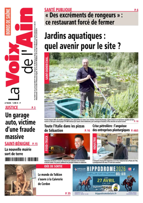 Cover of La Voix de l’Ain Bords de Saone