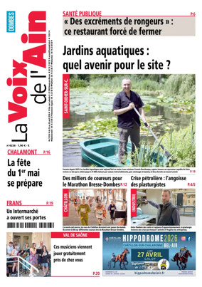 Cover of La Voix de l’Ain Dombes