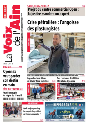Cover of La Voix de l’Ain Oyonnax