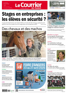 Cover of Le Courrier de l’Ouest (Nord Anjou)