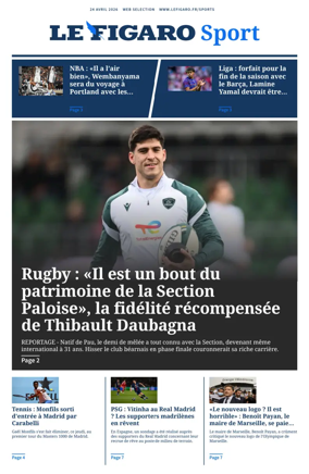 Cover of Le Figaro Sport