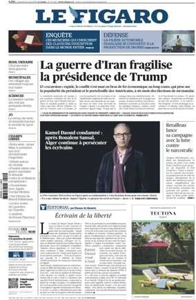 Cover of Le Figaro