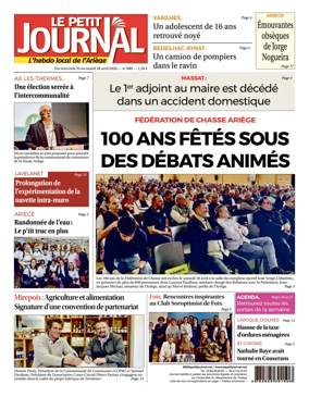 Cover of Le Petit Journal - L'hebdo local de l'Ariege