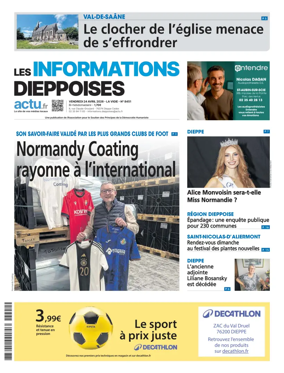 Cover of Les Informations Dieppoises