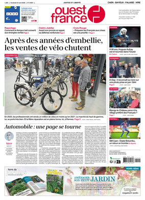 Cover of Ouest France (Caen - Bayeux - Falaise - Vire)