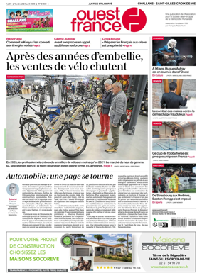 Cover of Ouest France (Challans / Saint-Gilles-Croix-de-Vie)