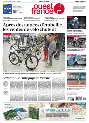 Cover of Ouest France (Chateaubriant)