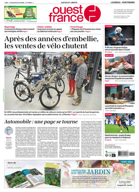 Cover of Ouest France (Loudeac / Rostrenen)