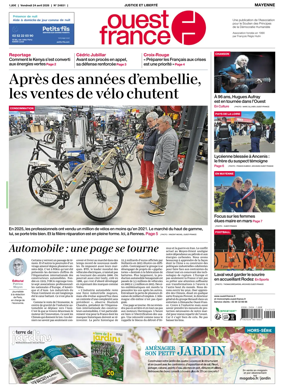 Cover of Ouest France (Mayenne)