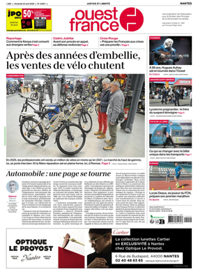 Cover of Ouest France (Nantes)