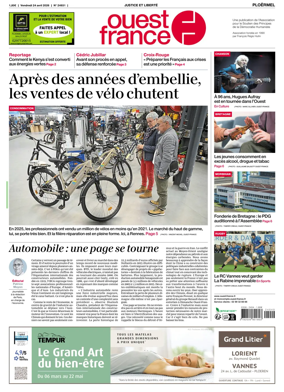 Cover of Ouest France (Ploermel)