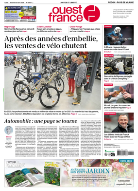 Cover of Ouest France (Redon / Pays de Vilaine)