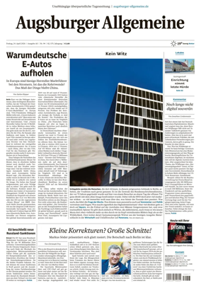Cover of Augsburger Allgemeine (Ausgabe Stadt)