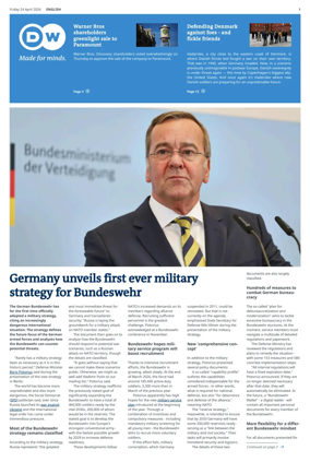 Cover of Deutsche Welle (English edition)