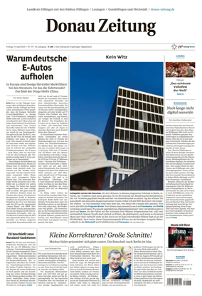 Cover of Donau Zeitung