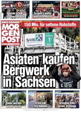 Cover of Dresdner Morgenpost