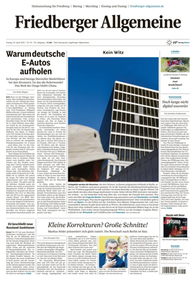 Cover of Friedberger Allgemeine