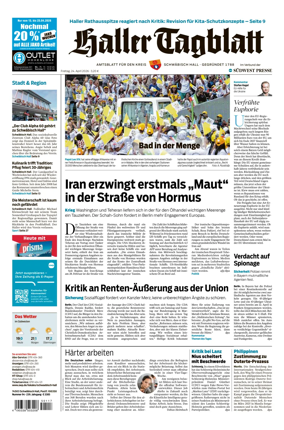 Cover of Haller Tagblatt