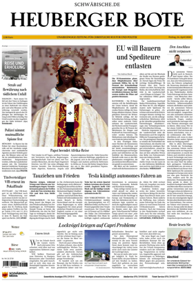 Cover of Heuberger Bote