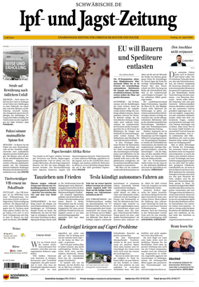 Cover of Ipf- und Jagst-Zeitung