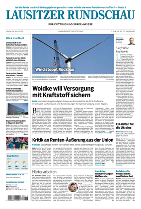 Cover of Lausitzer Rundschau